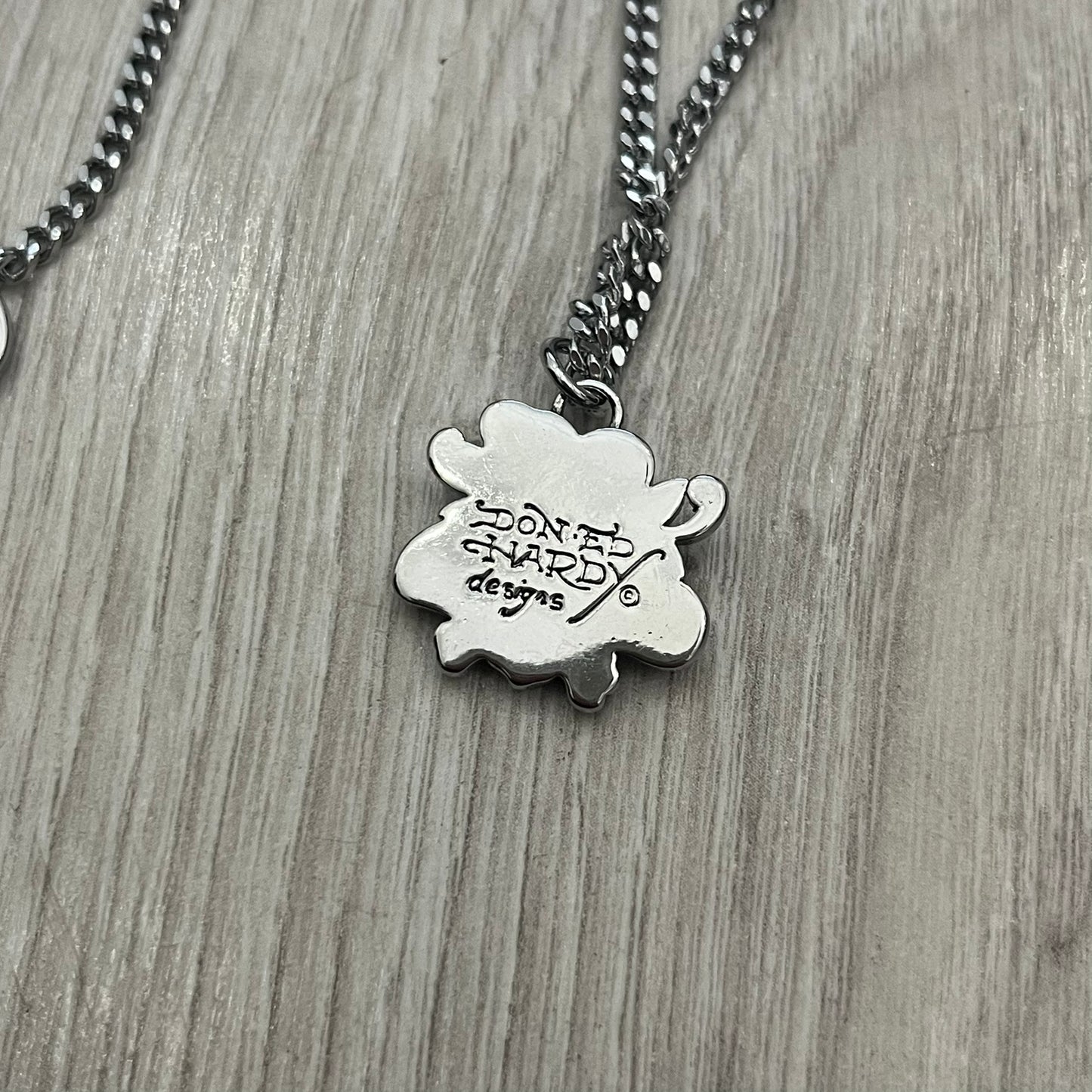 ed hardy fine love kills slowly padlock necklace