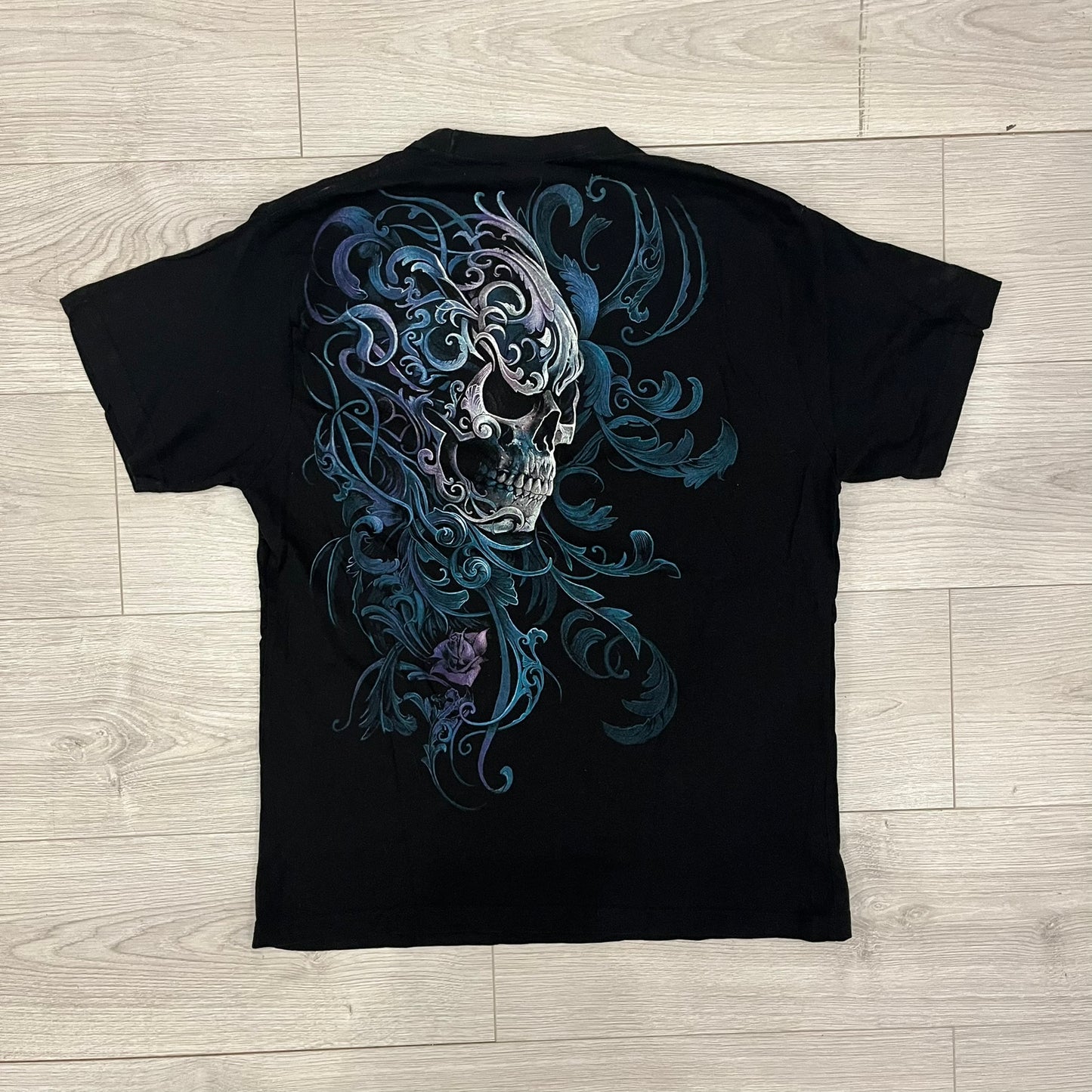 spiral día de muertos tee