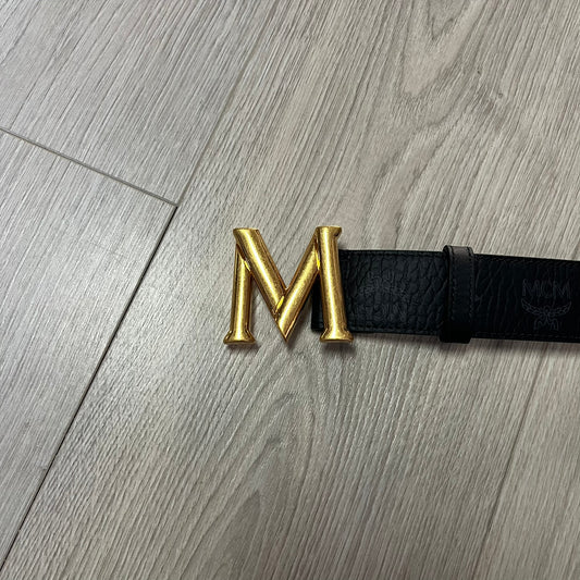mcm claus belt gold