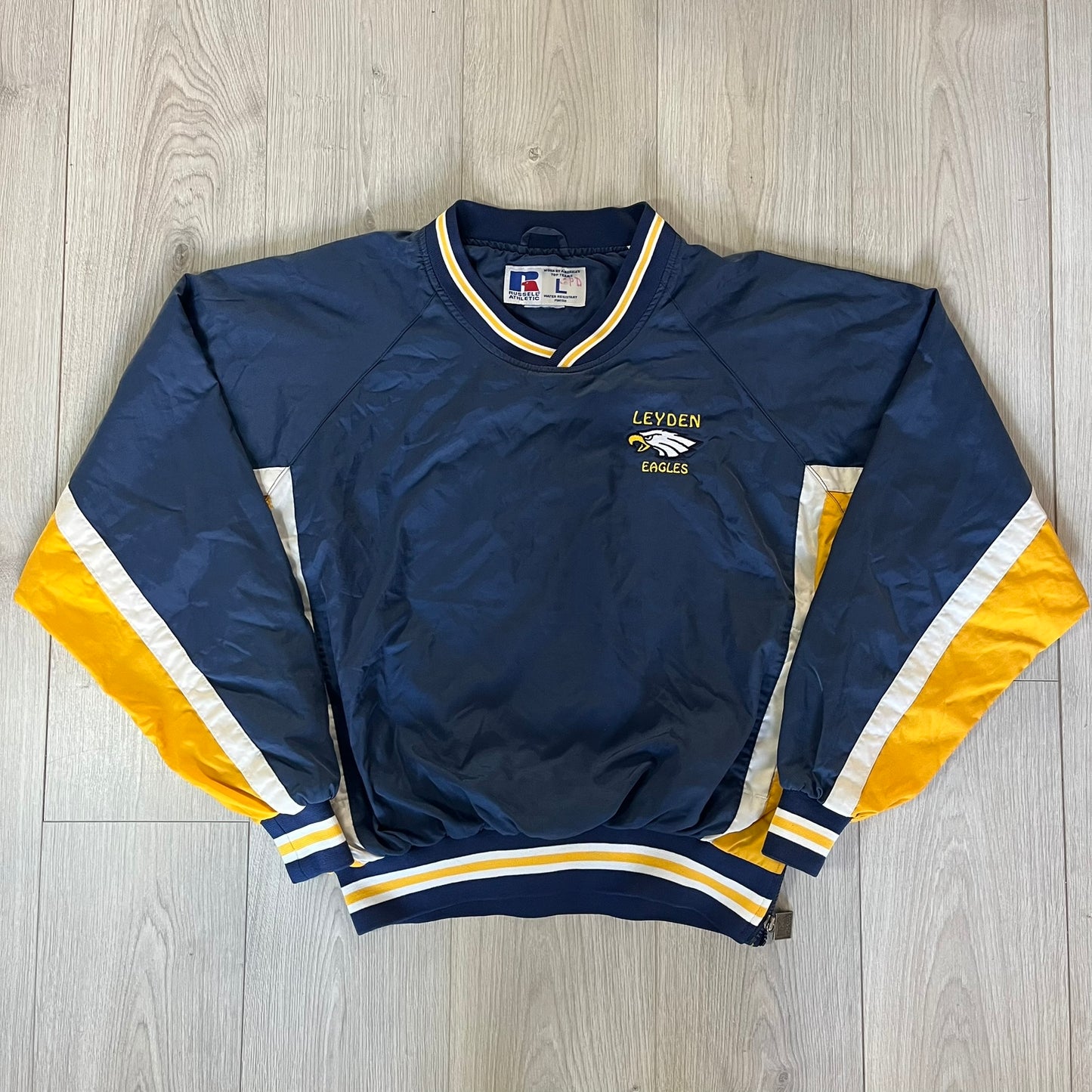 russell athletic leyden eagles windbreaker