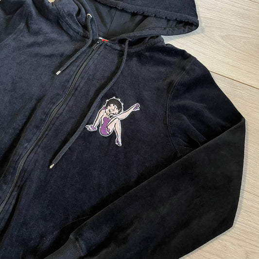 betty boop velour hoodie