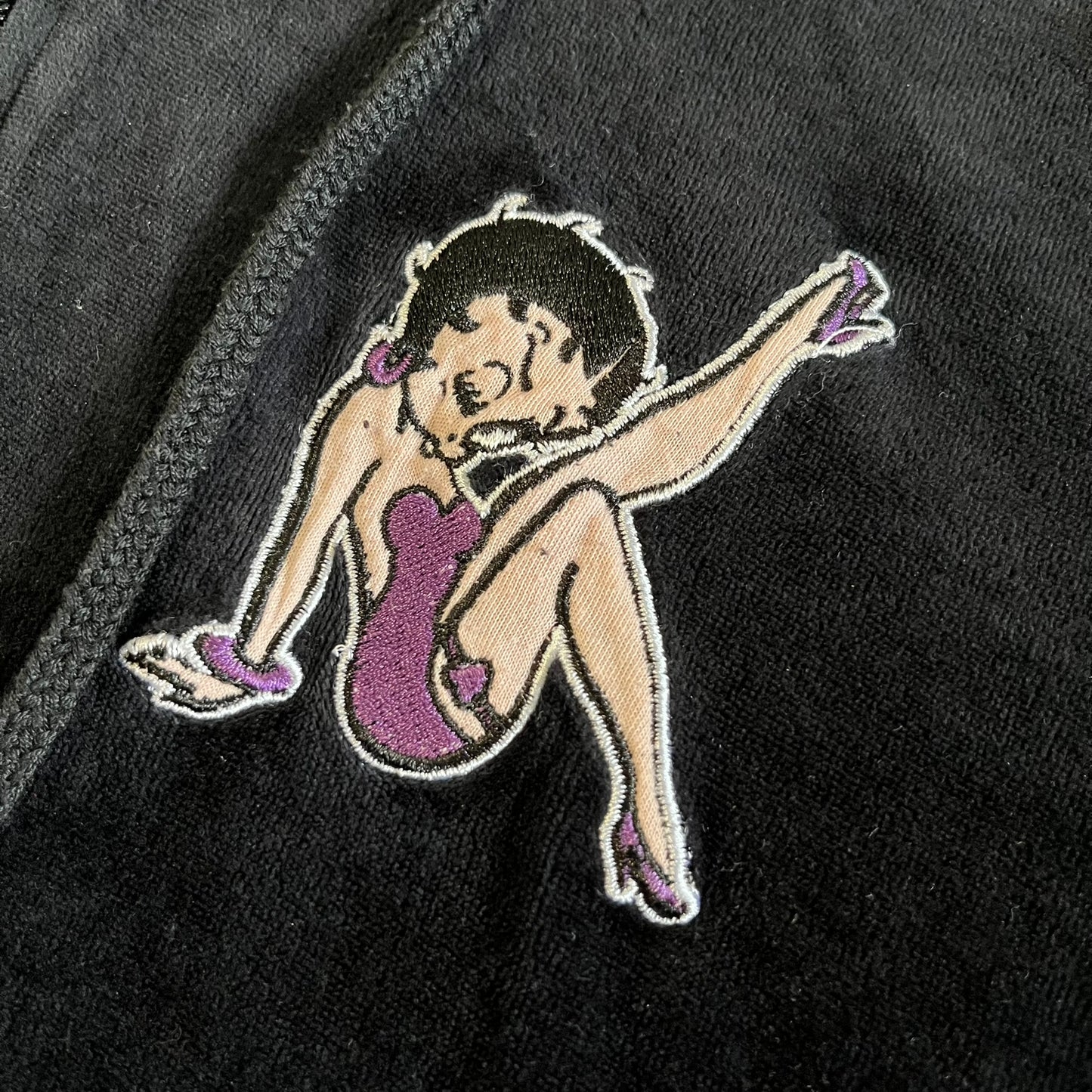 betty boop velour hoodie