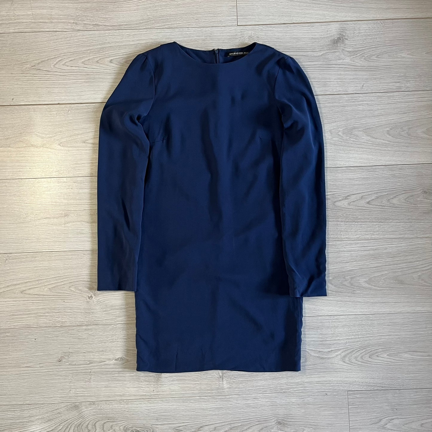 balenciaga silk dress