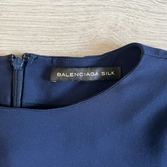 balenciaga silk dress