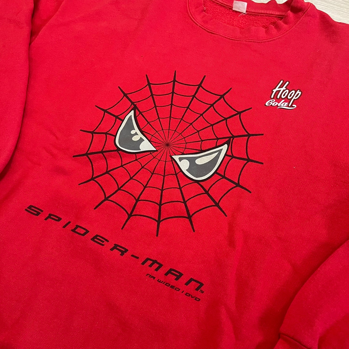 spider-man hoop cola 2002 crewneck