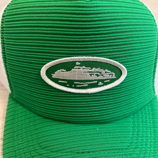 corteiz short peak trucker hat