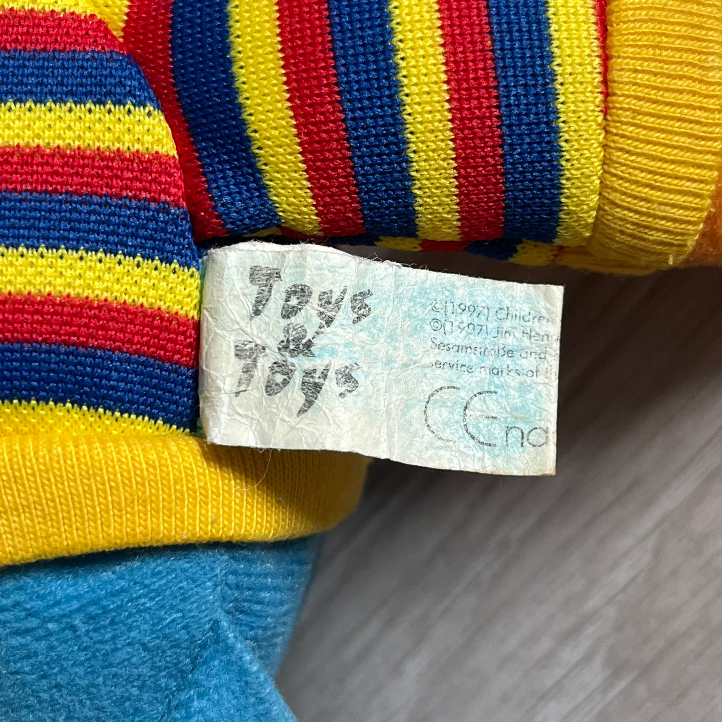 sesame street ernie 1997 plushie