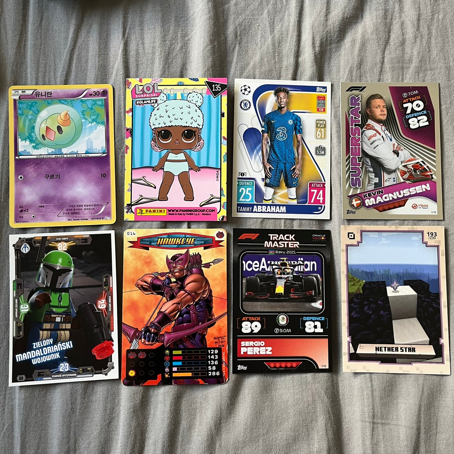 único booster pack cards