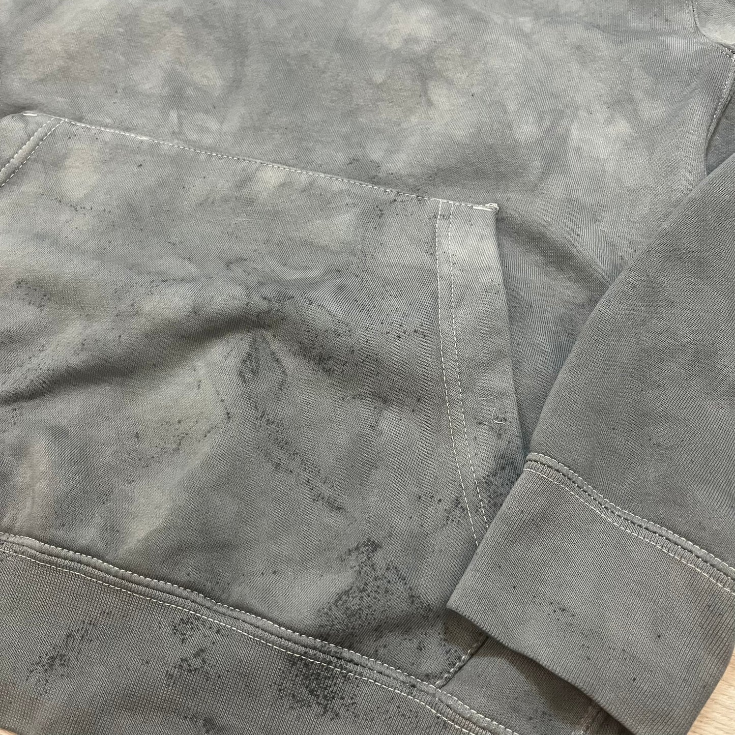 nike dyed gray hoodie