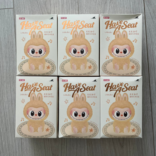 pop mart labubu the monsters have a seat vinyl plush (blindbox)