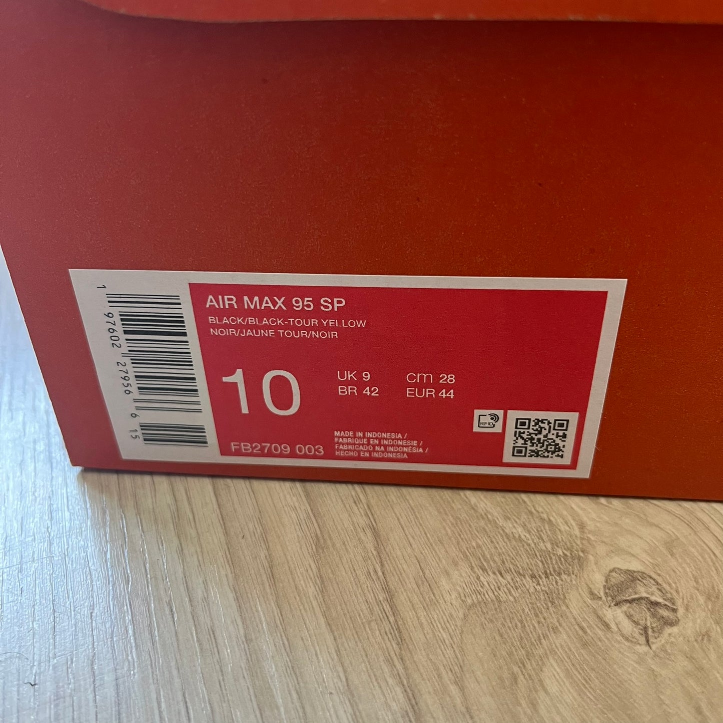 nike air max 95 corteiz honey black