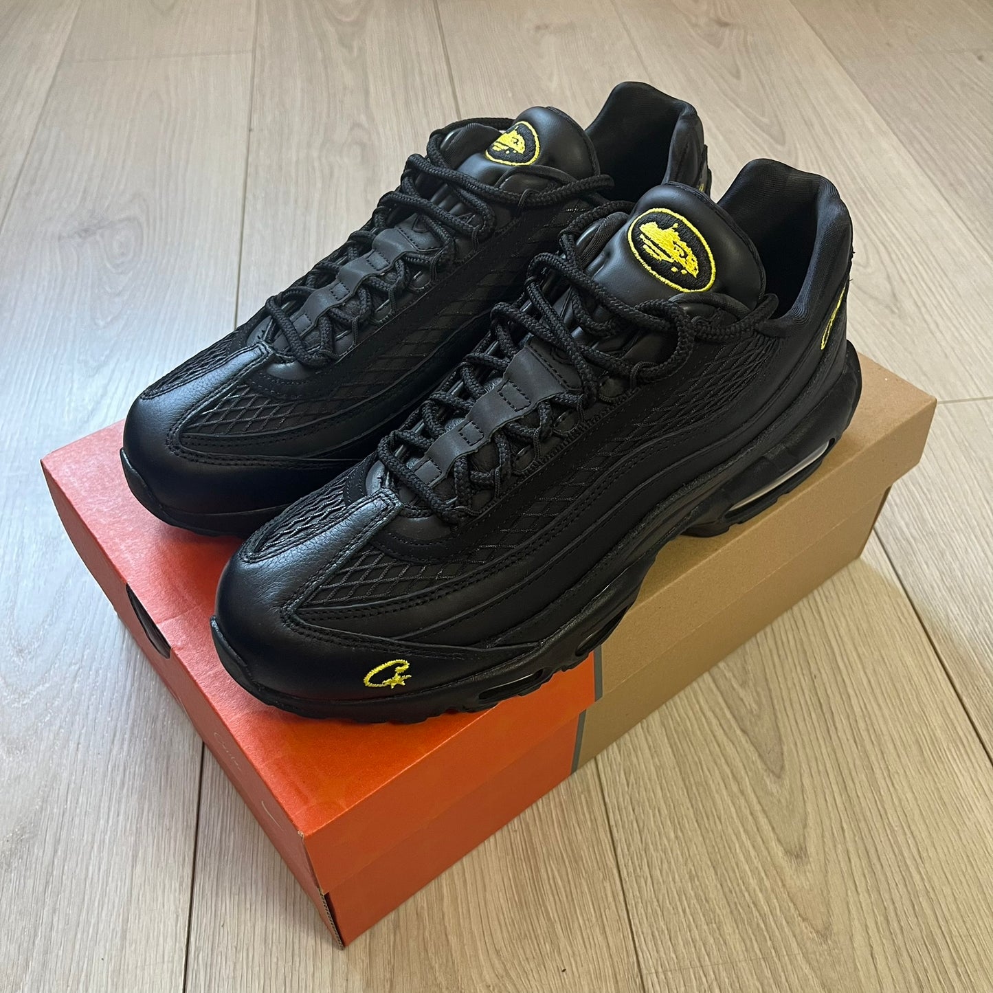 nike air max 95 corteiz honey black