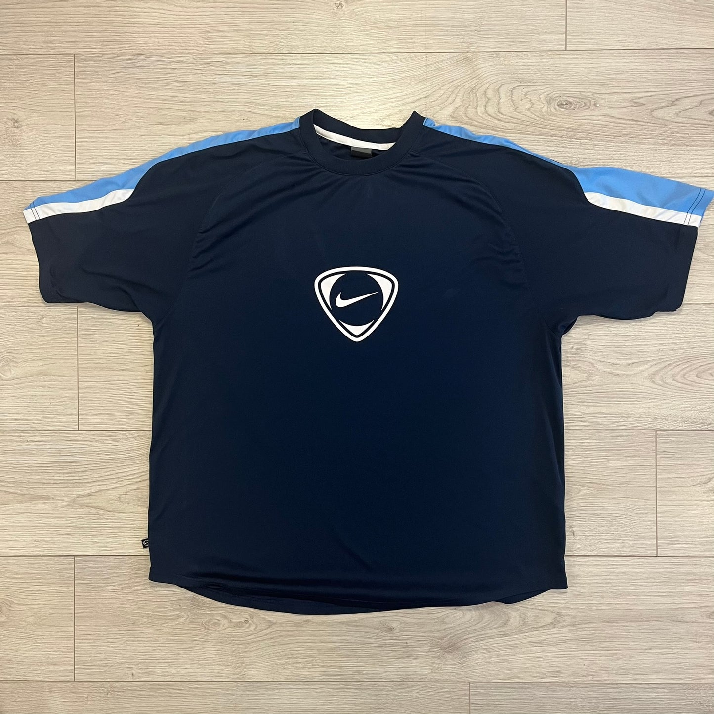 nike football logo tee