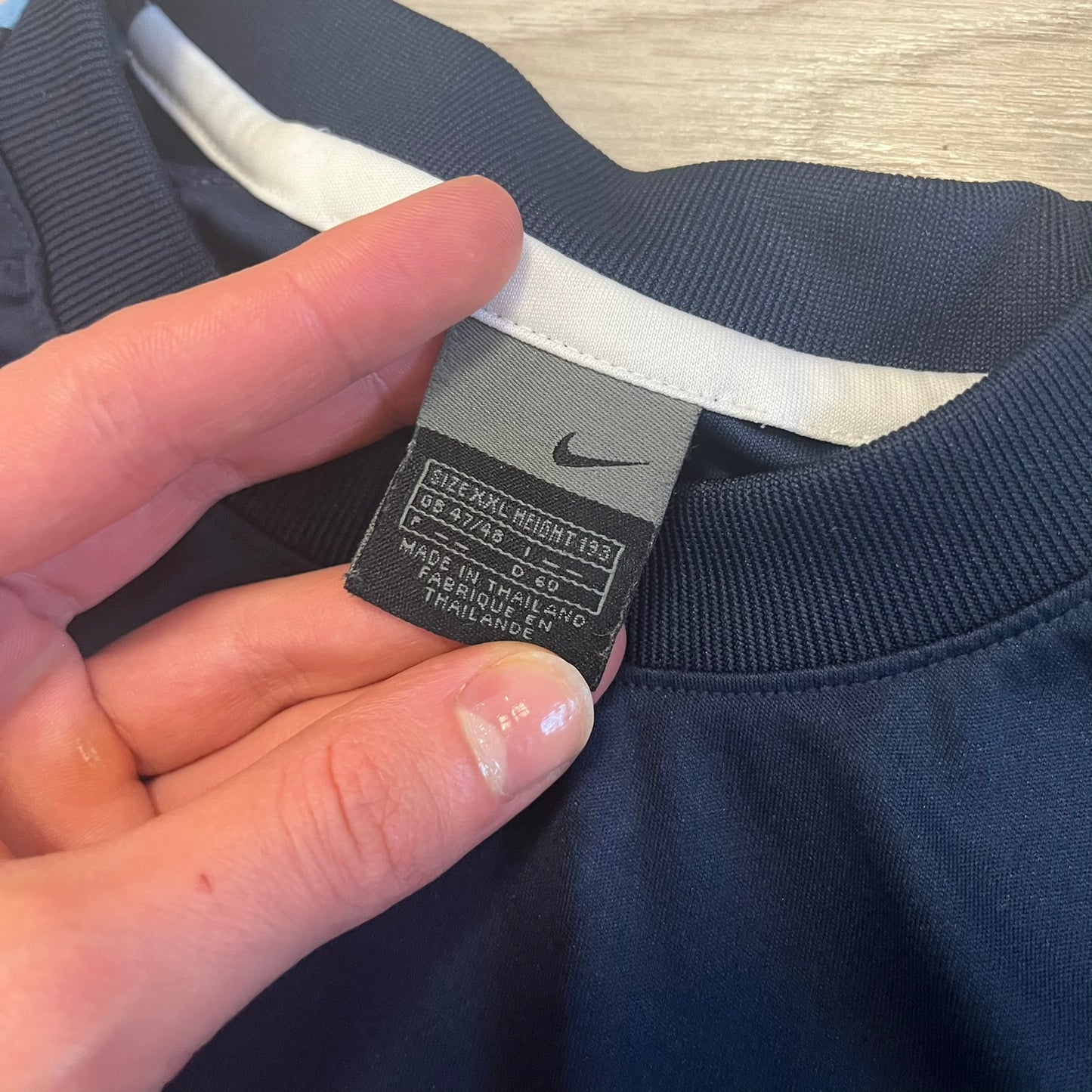 nike football logo tee