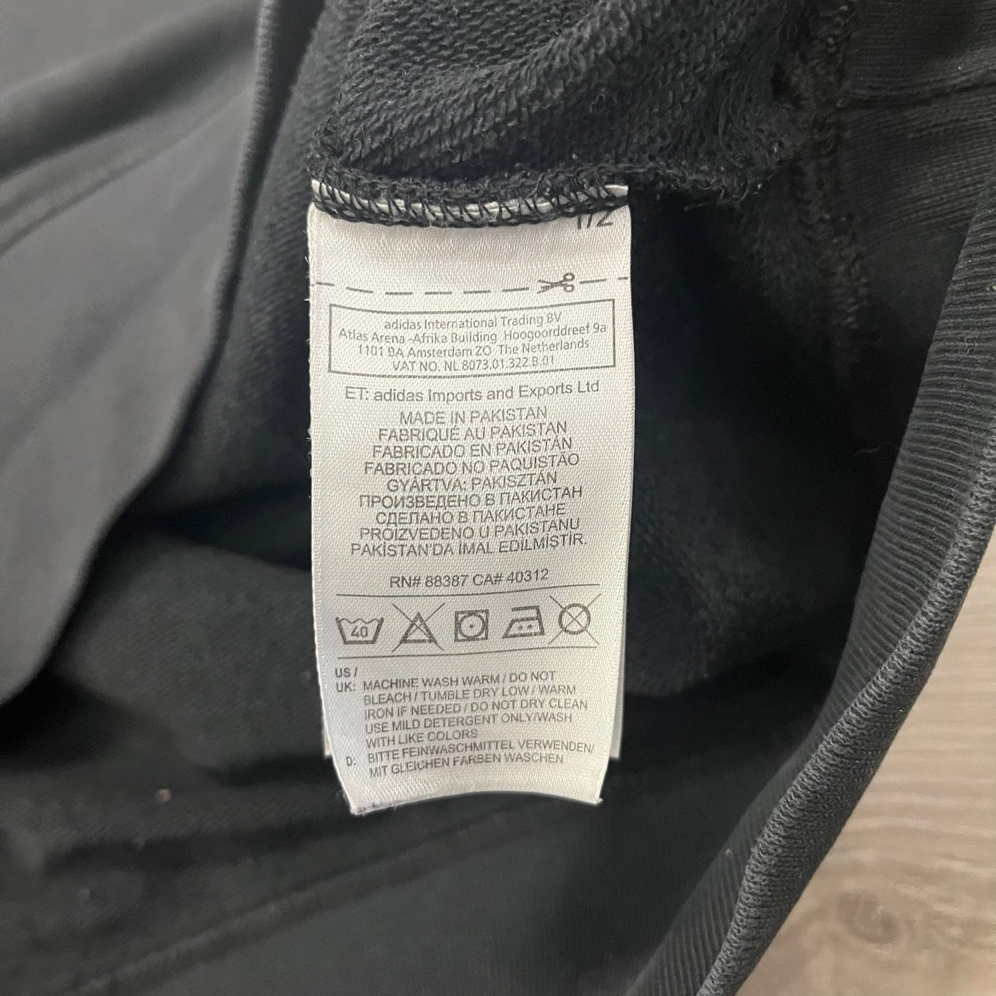adidas small logo crewneck