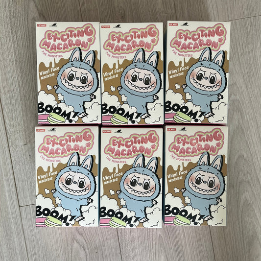 pop mart labubu the monsters exciting macaron vinyl plush (blindbox)