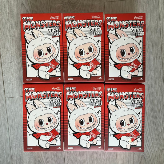 pop mart labubu the monsters coca-cola vinyl plush (blindbox)