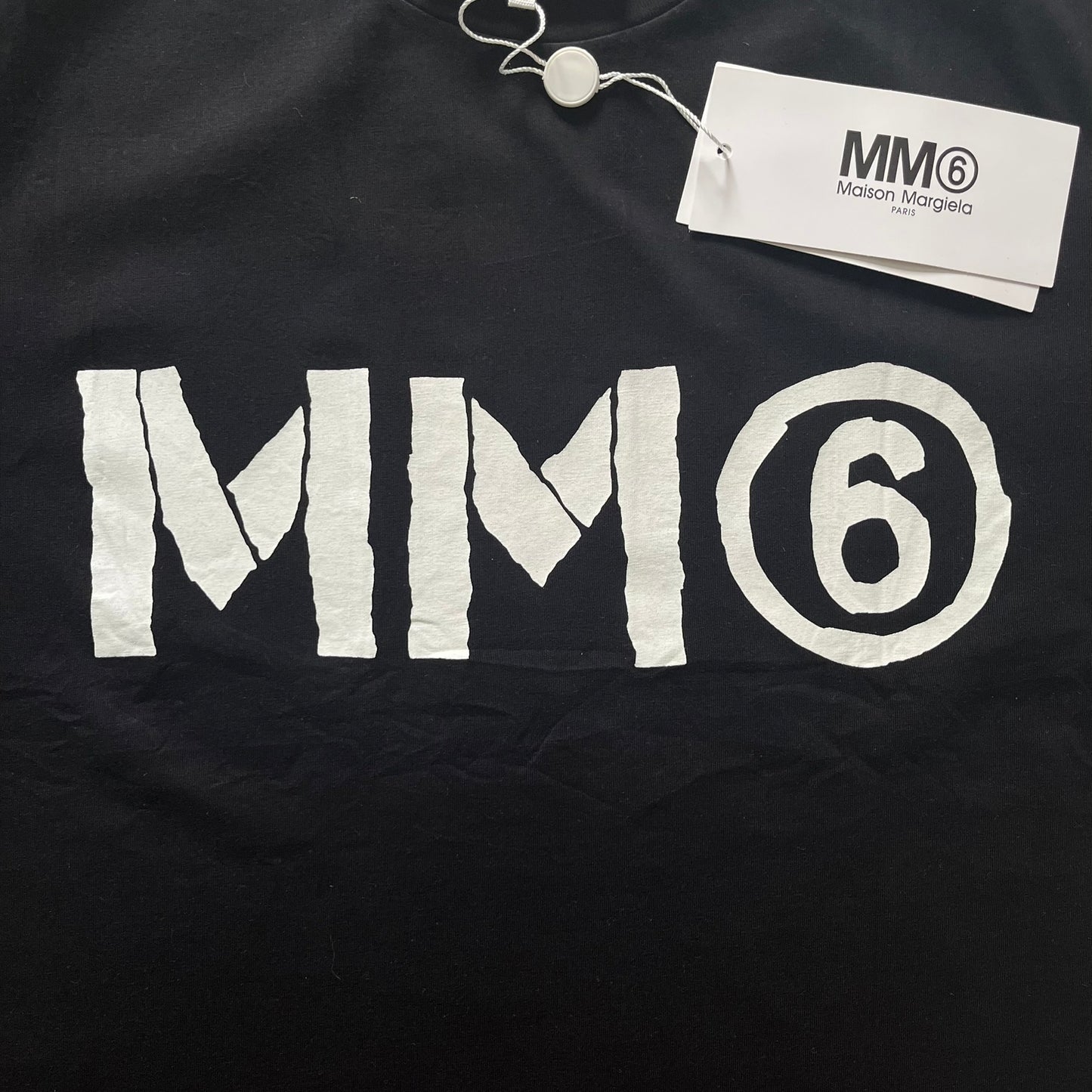 mm6 maison margiela drawn logo tee