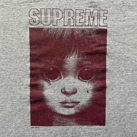 Supreme Margaret Keane Teardrop Gray Tee