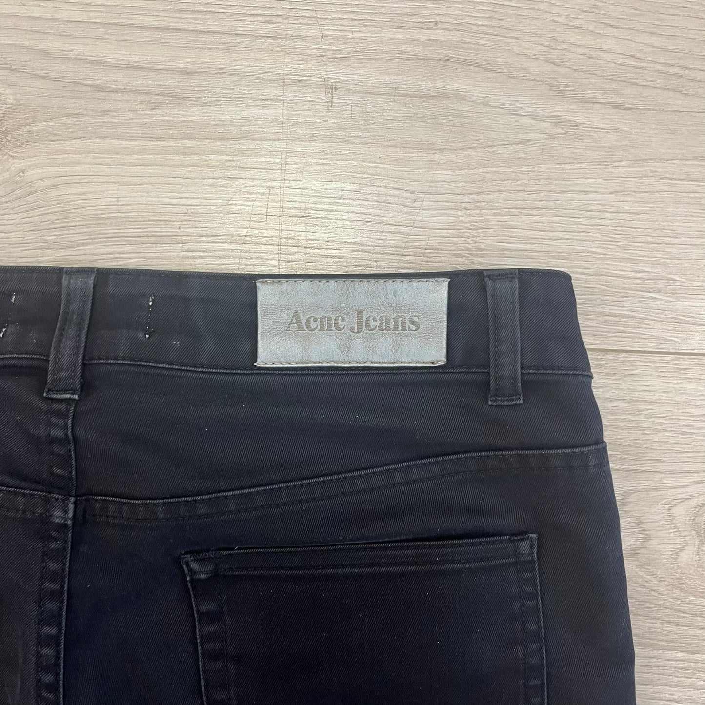 acne jeans slim stacked