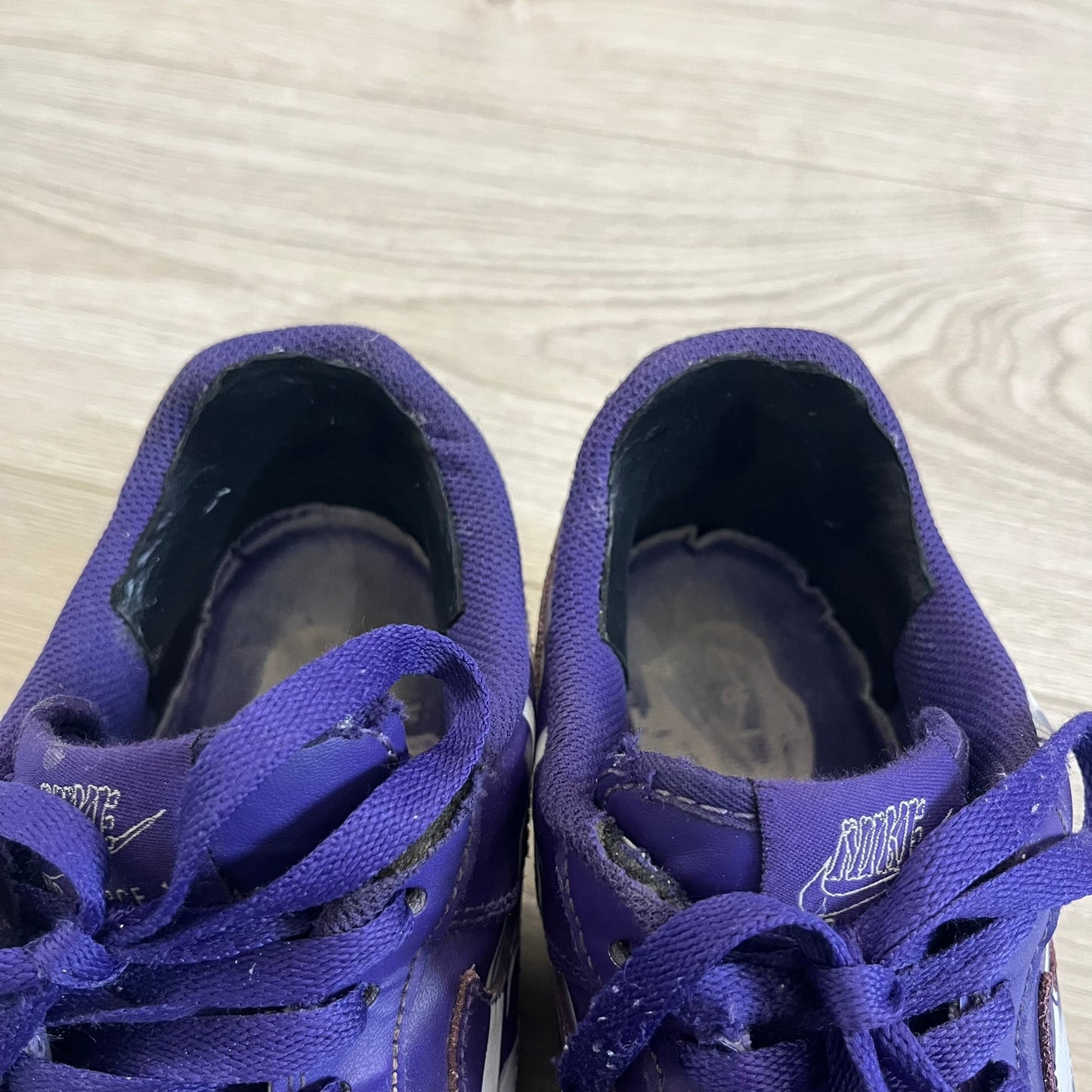 air force 1 low purple skeleton