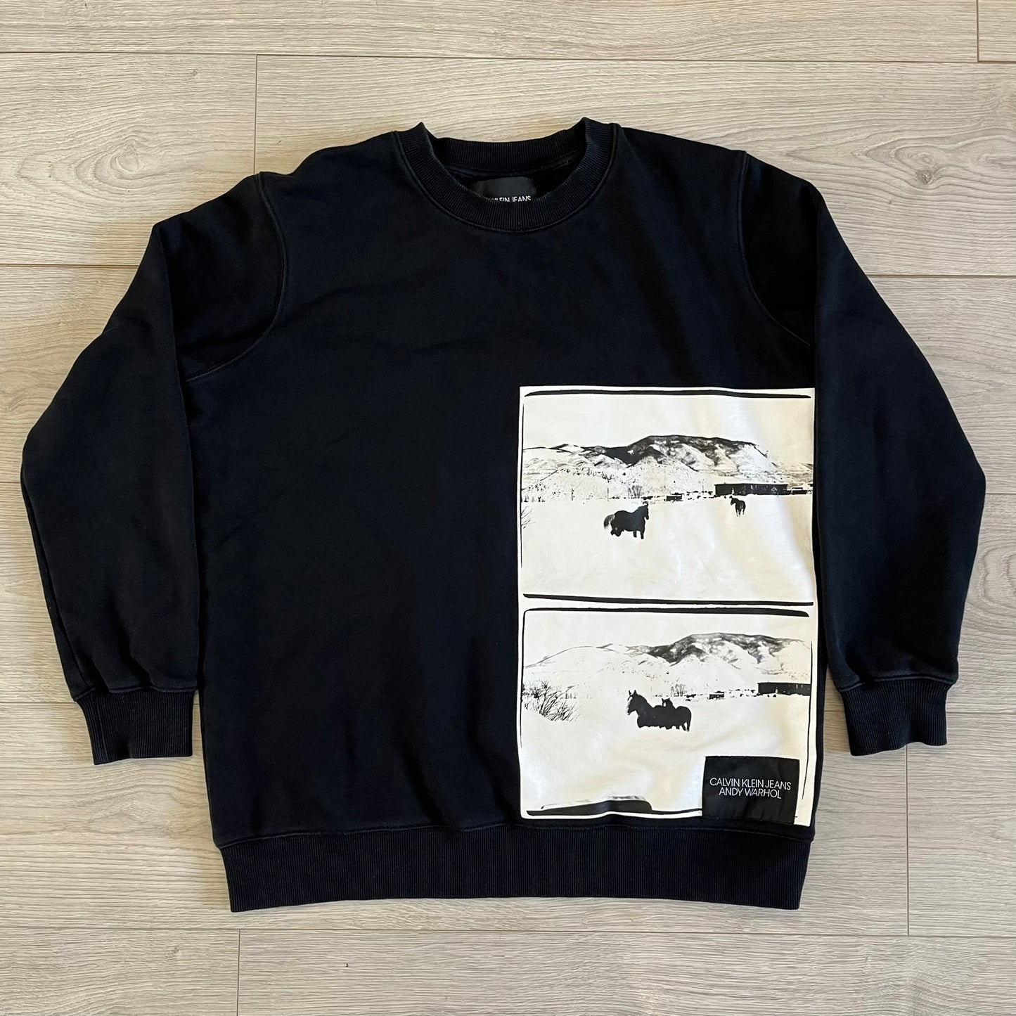calvin klein x andy warhol crewneck