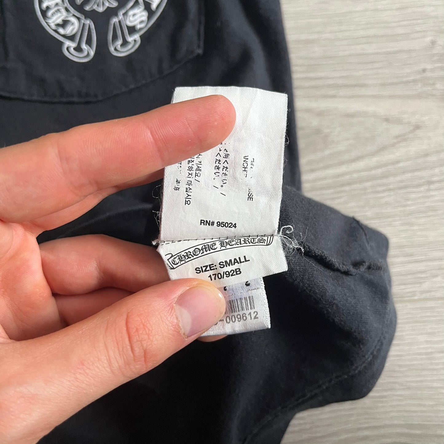 chrome hearts hong kong pocket tee