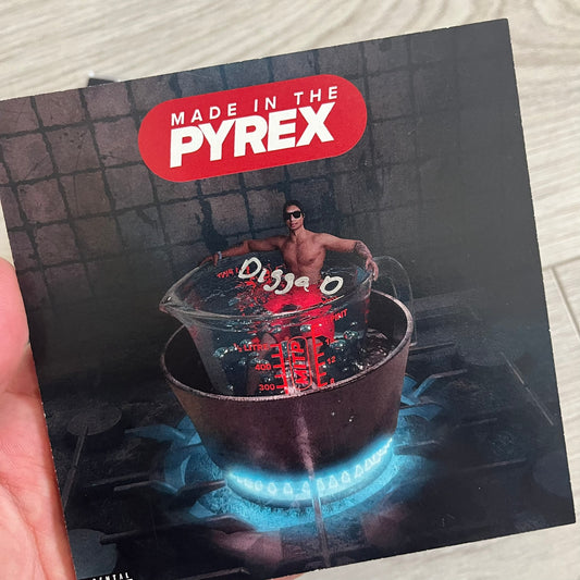 digga d made in the pyrex balaclava and cd, signed