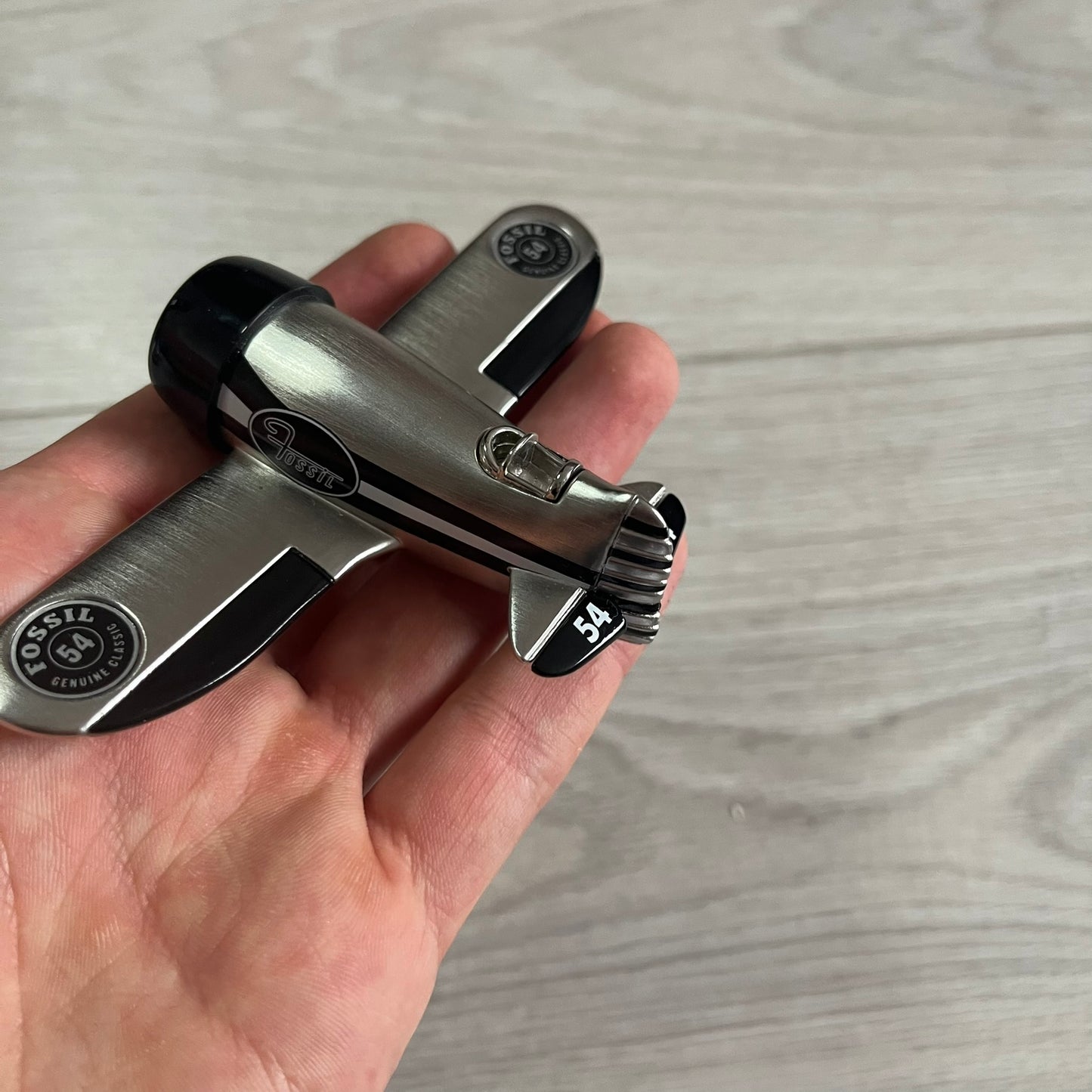 fossil limited edition airplane 54 clock