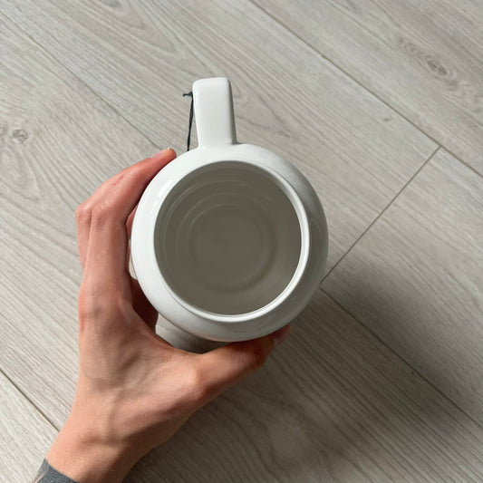 large lego skeleton ceramic mug