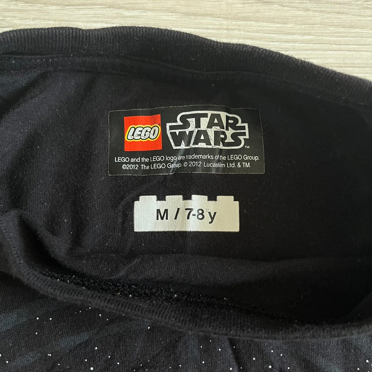 lego star wars 2012 kids tee