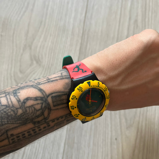 mcdonald's atlanta 1996 olympics analog watch multicolor