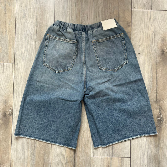 mm6 maison margiela denim shorts