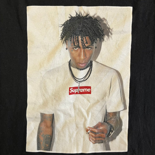 nba youngboy supreme black tee