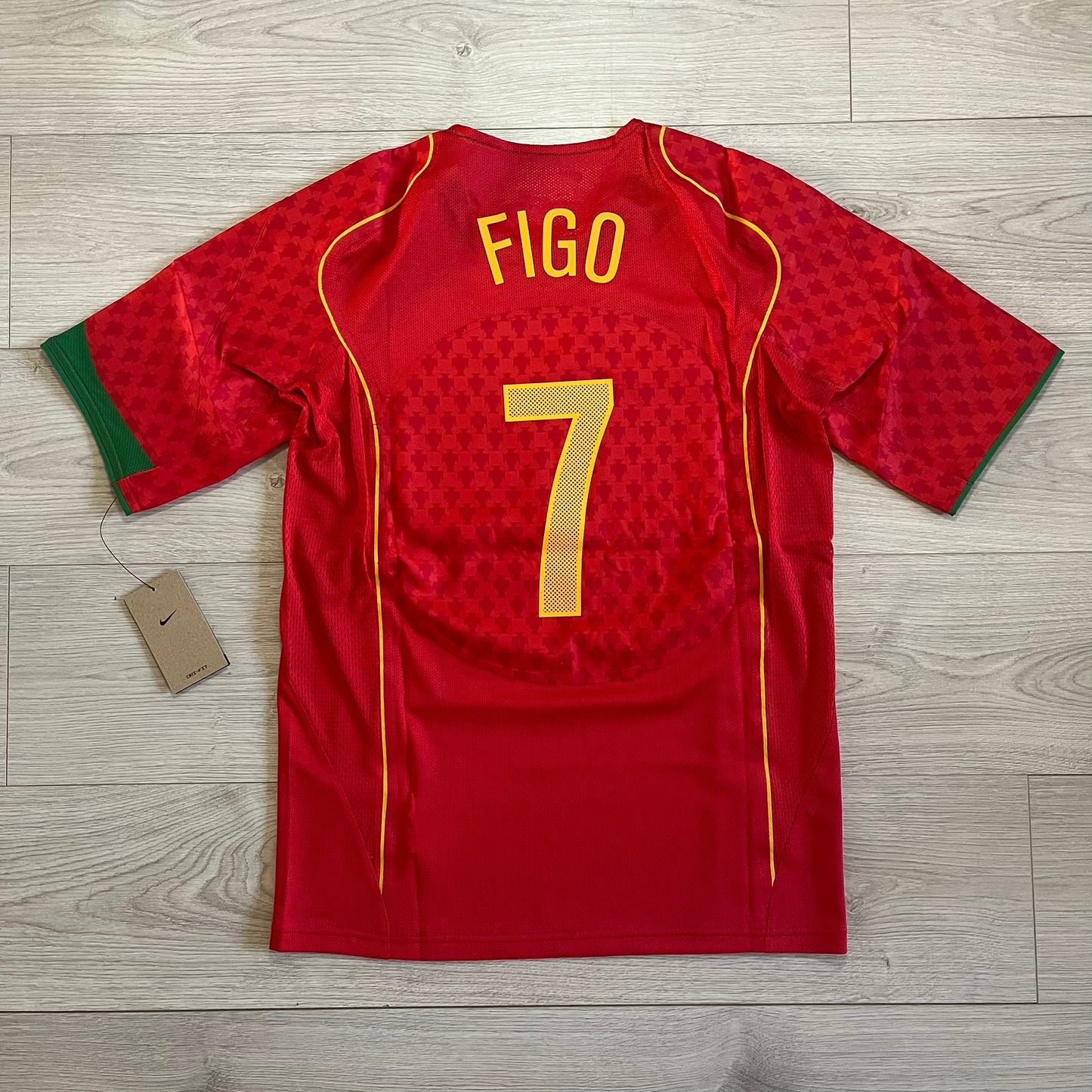 nike 2004 portugal re-issue figo 7 tee
