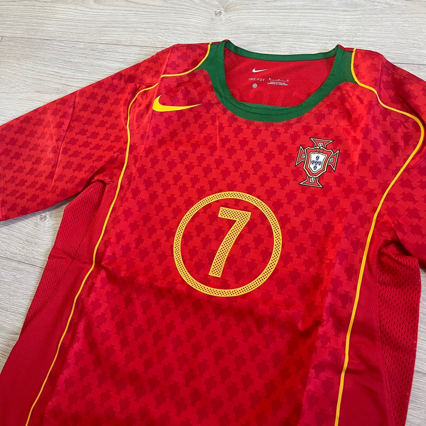 nike 2004 portugal re-issue figo 7 tee