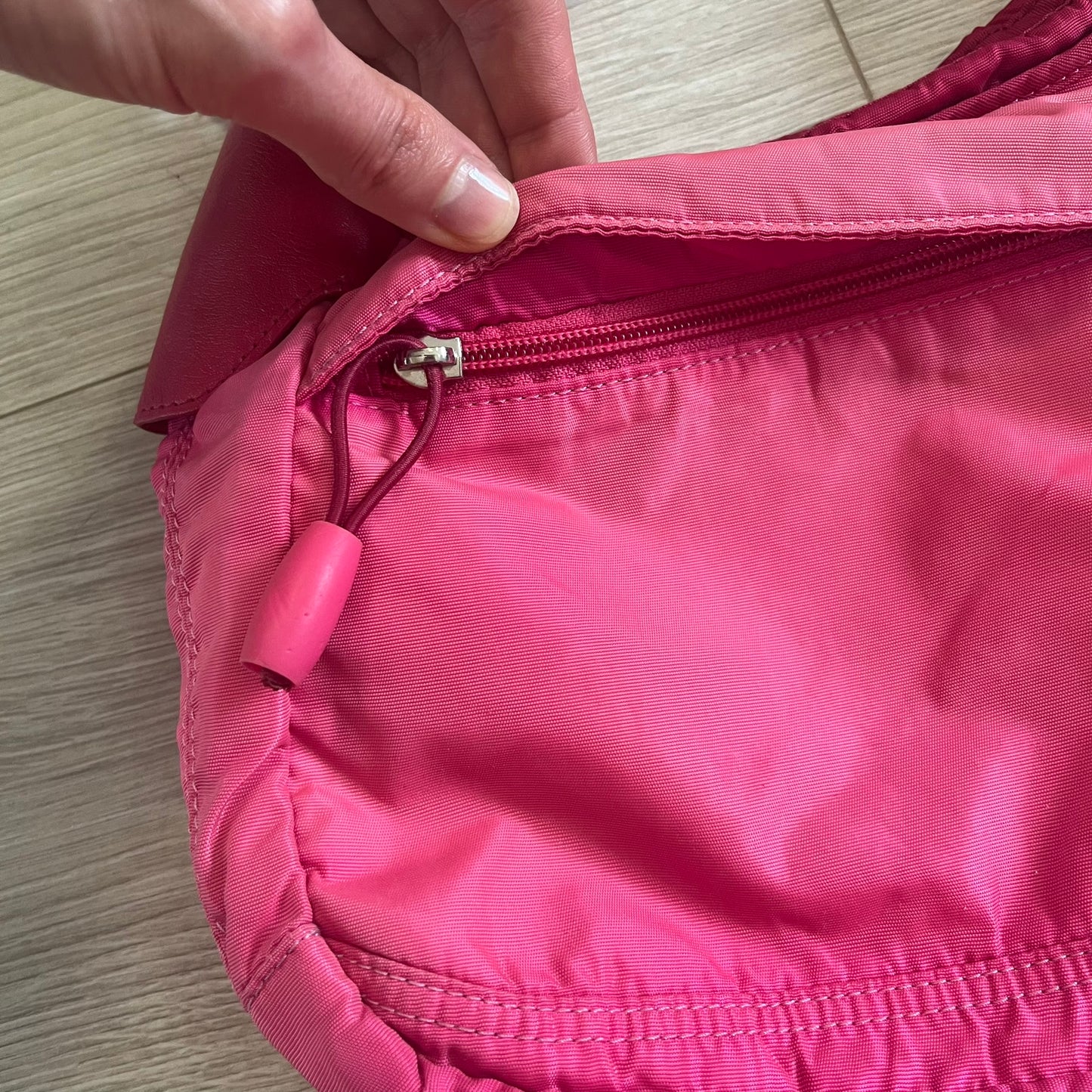 nike nylon sling bag pink
