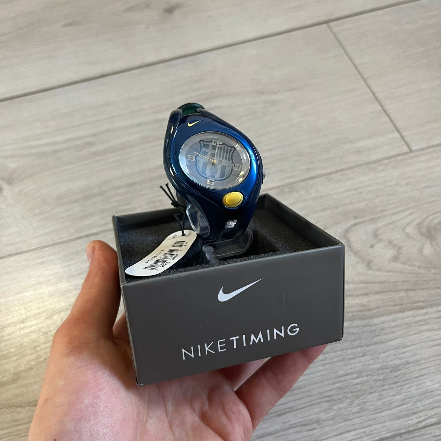 nike triax swift fc barcelona wd0085 analog watch