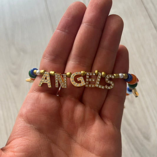 palm angels beads multicolor necklace