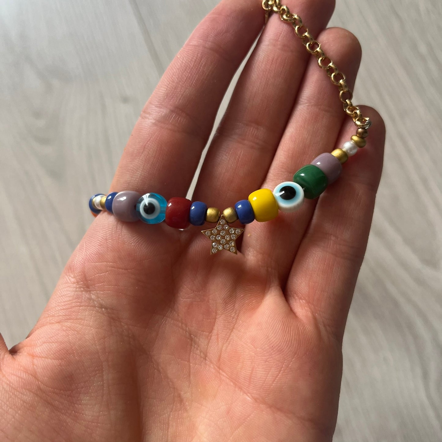 palm angels beads multicolor necklace