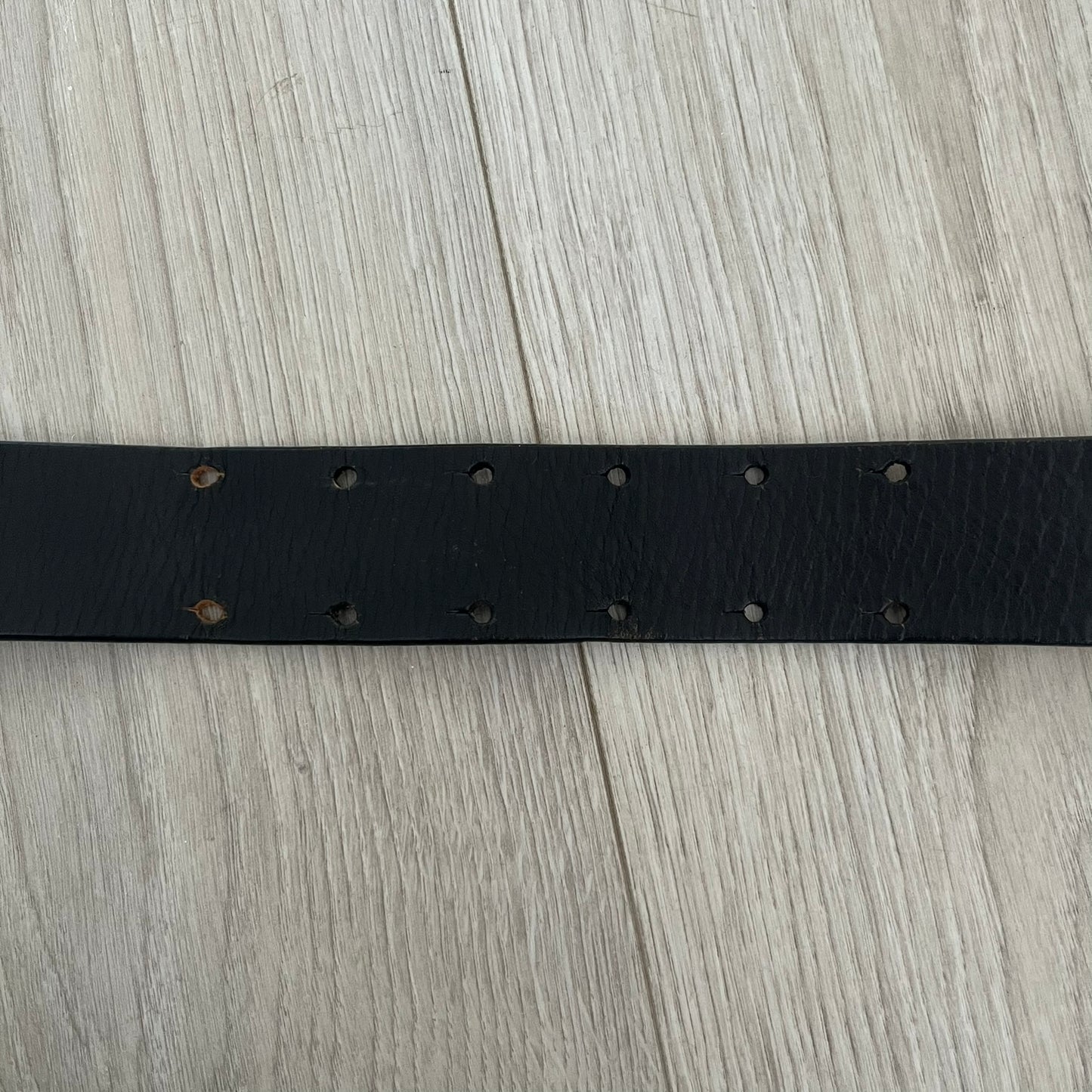 puma rhinestone leather belt