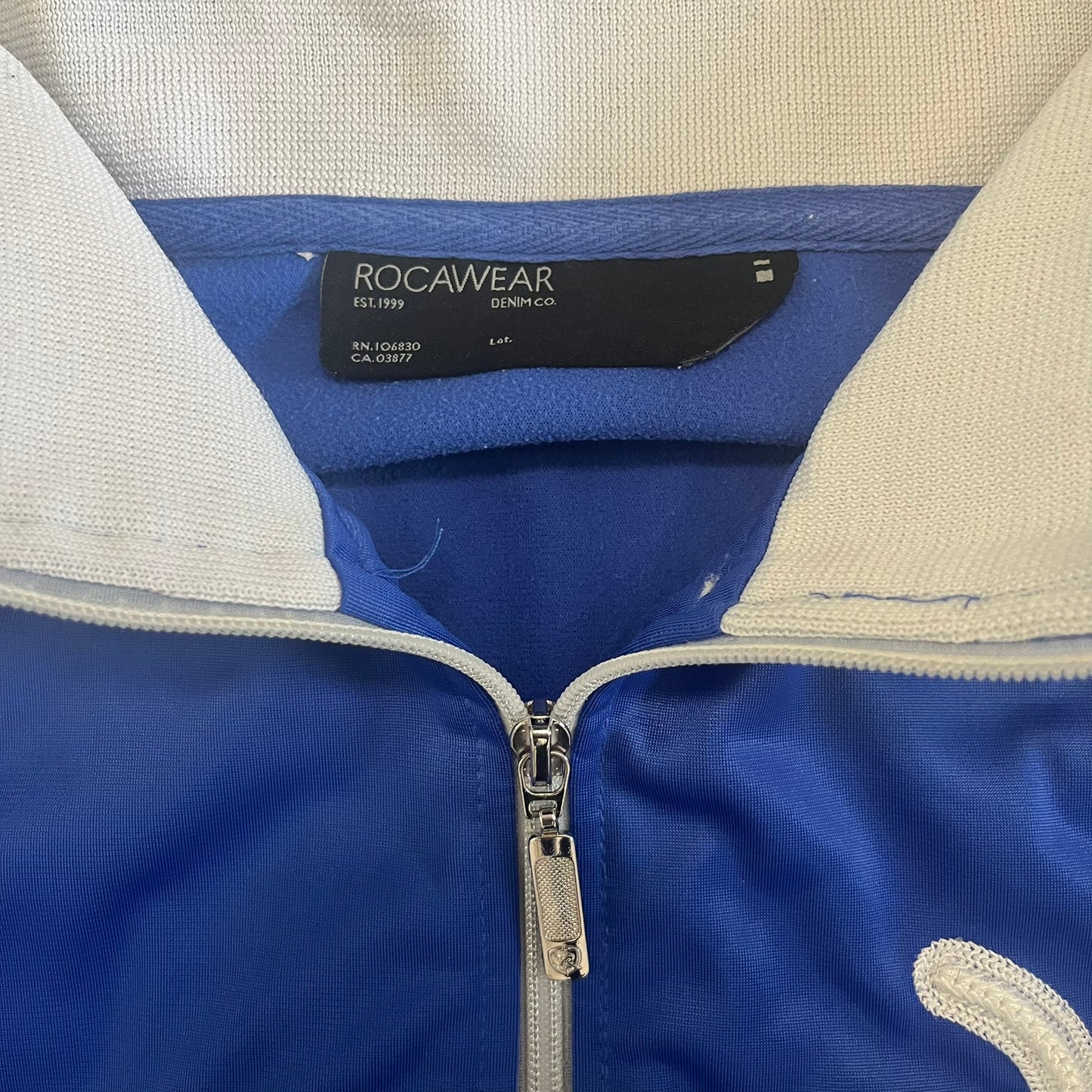 rocawear blue track jacket