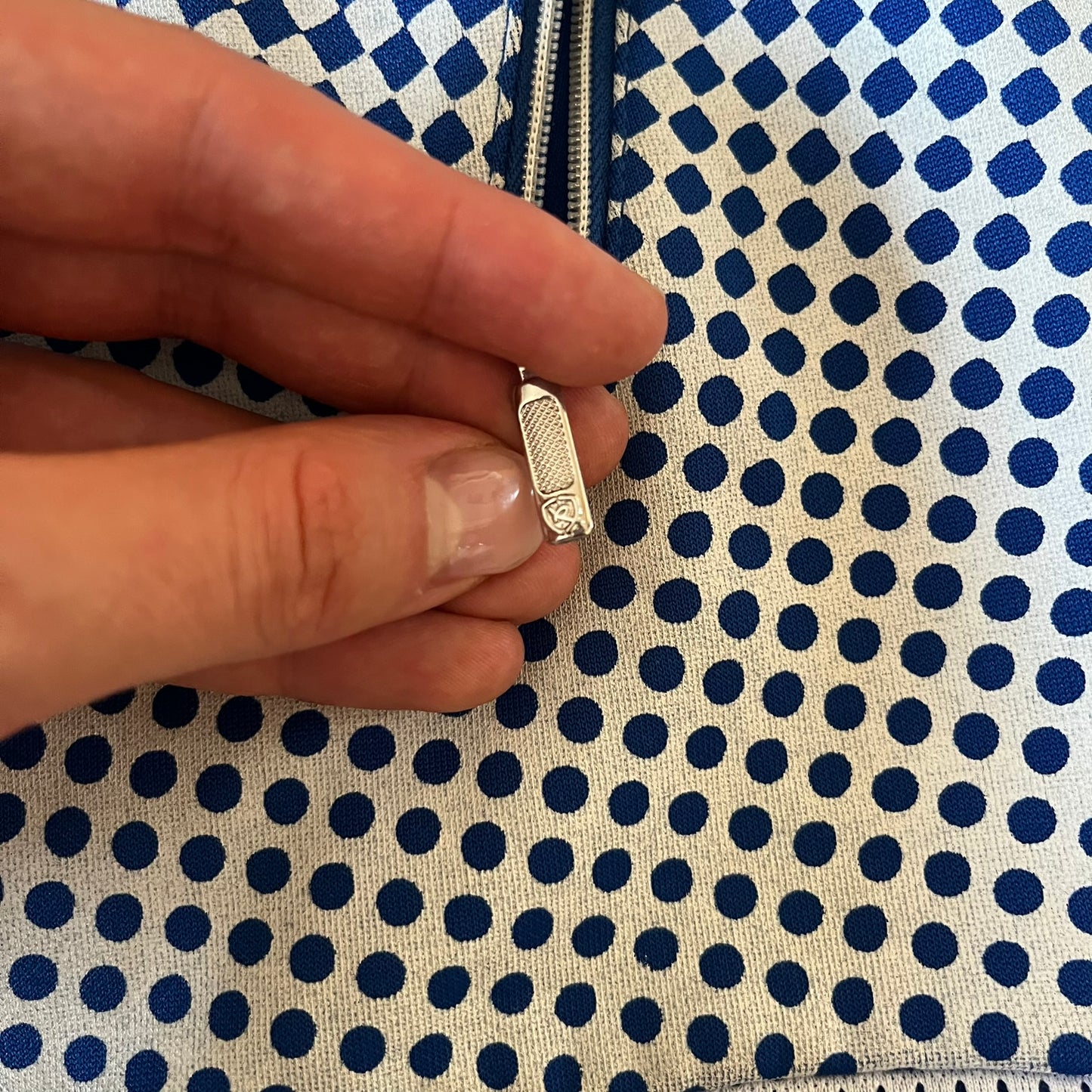 rocawear dotted blue track jacket