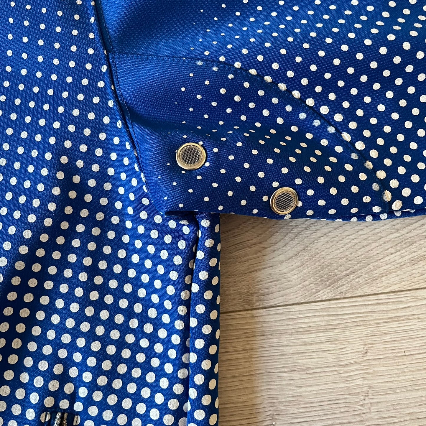 rocawear dotted blue track jacket