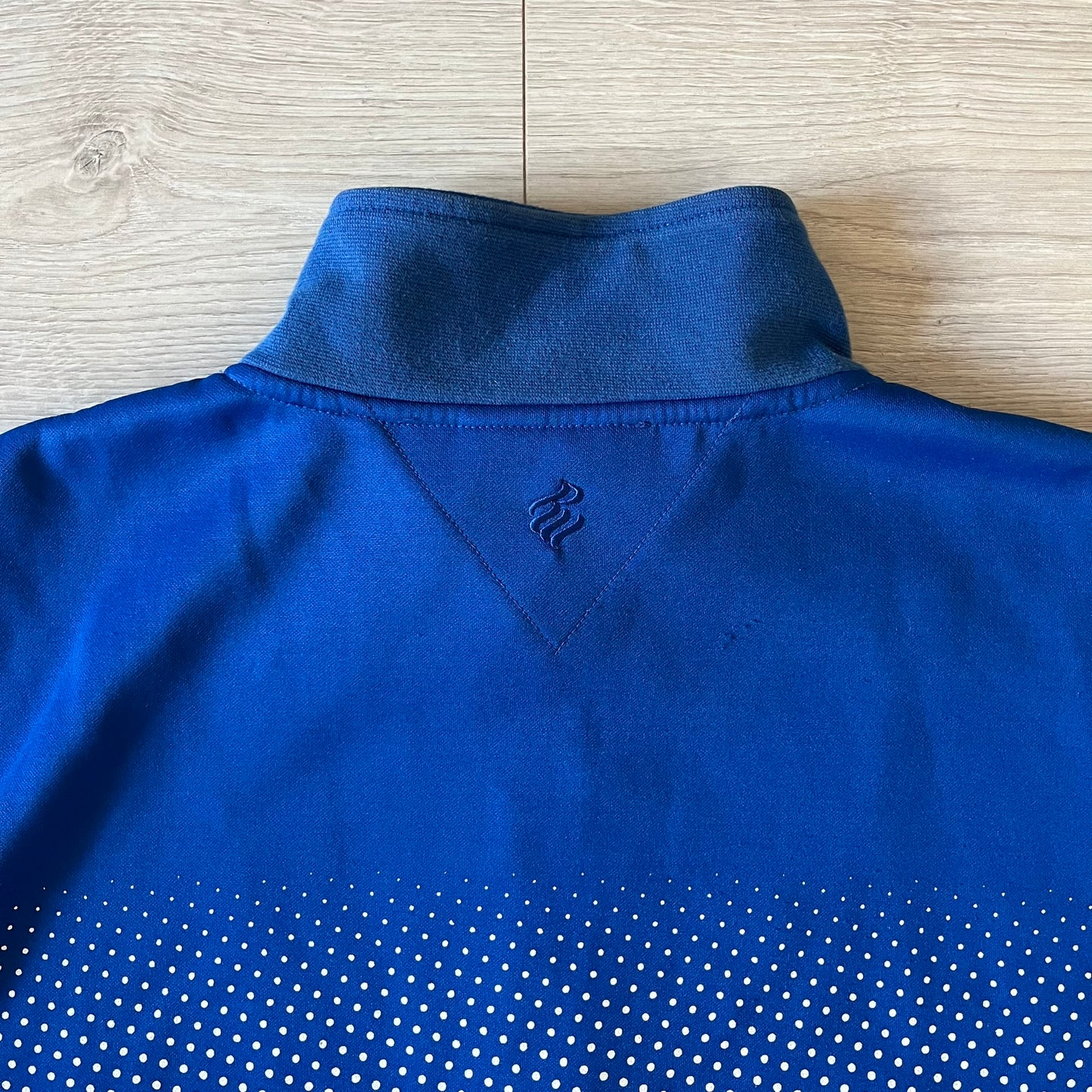rocawear dotted blue track jacket