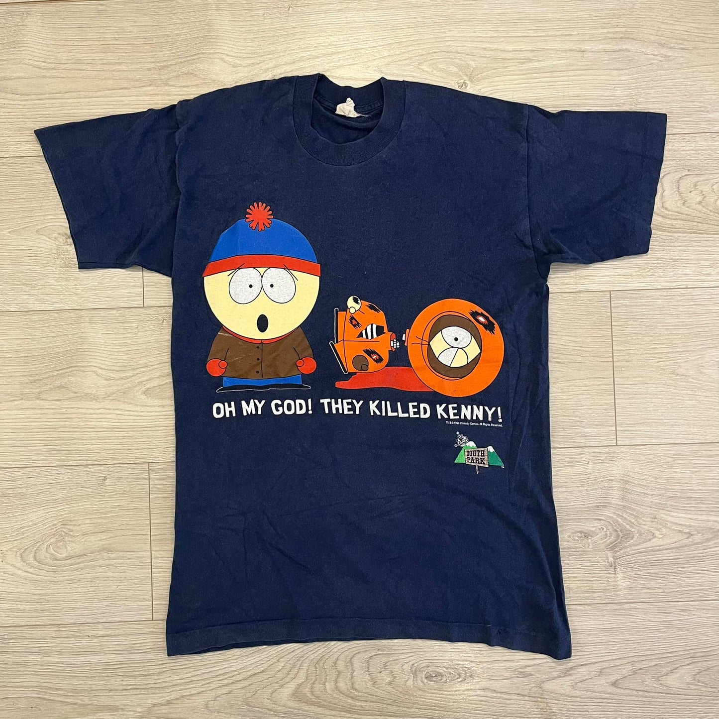 south park 1998 kenny tee medium