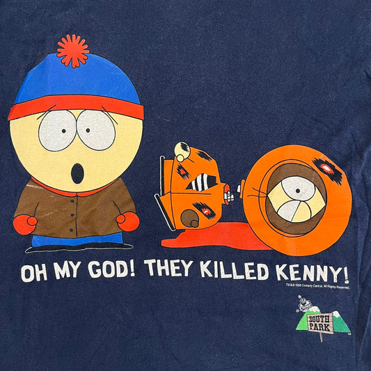 south park 1998 kenny tee medium