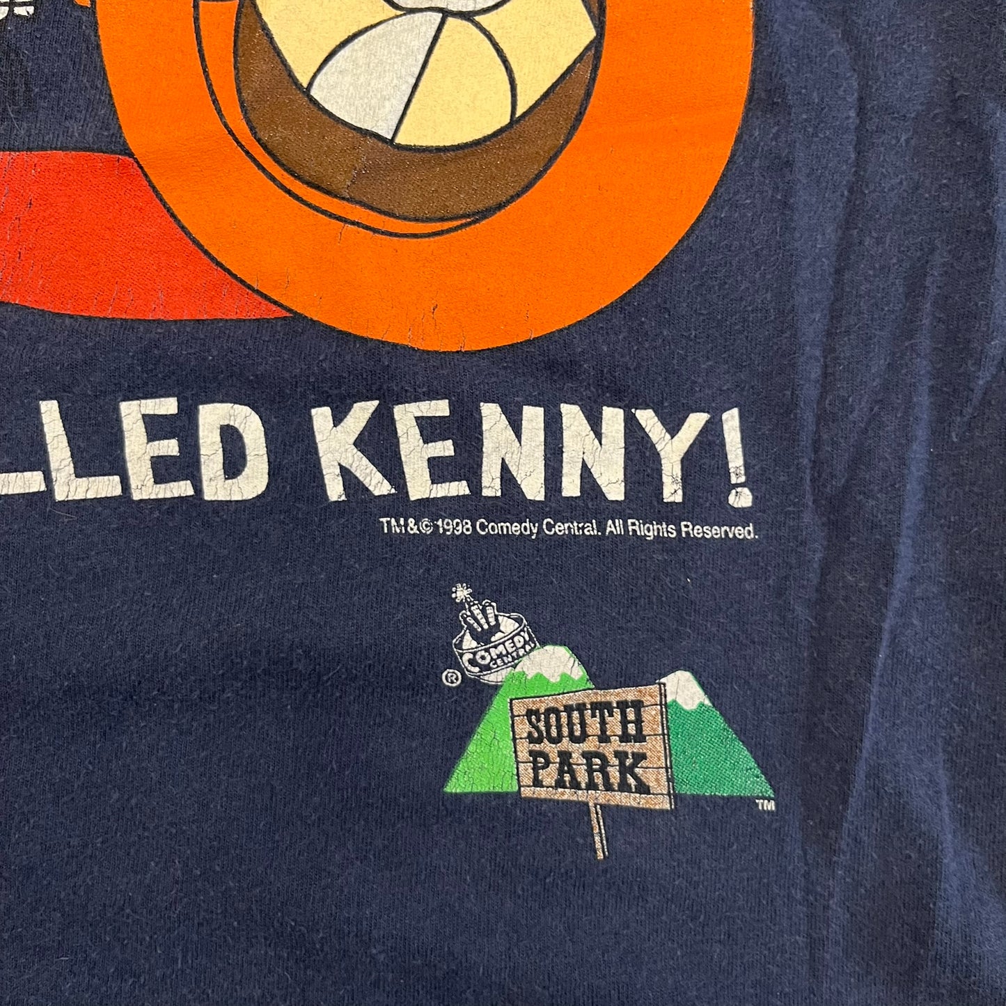 south park 1998 kenny tee medium