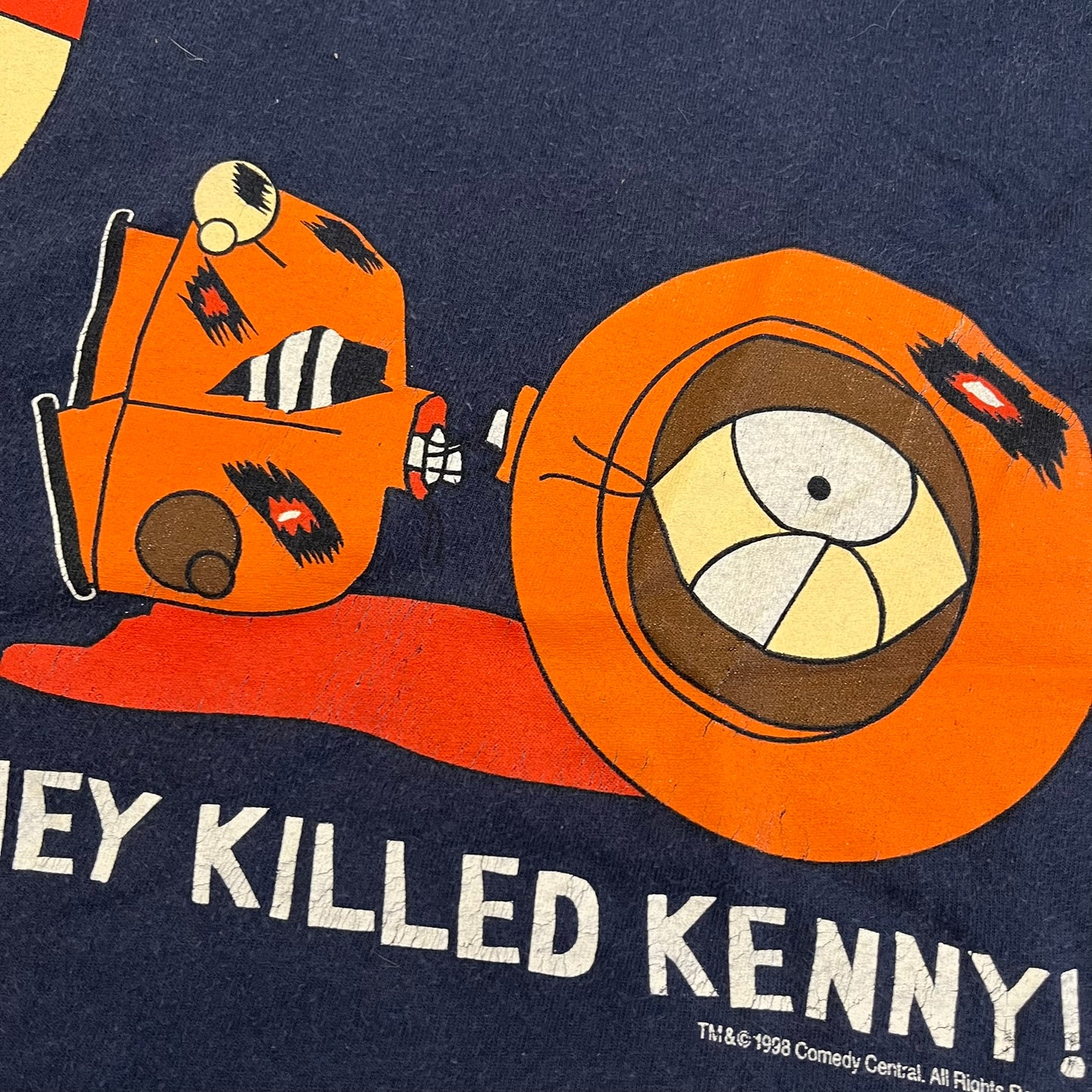 south park 1998 kenny tee medium