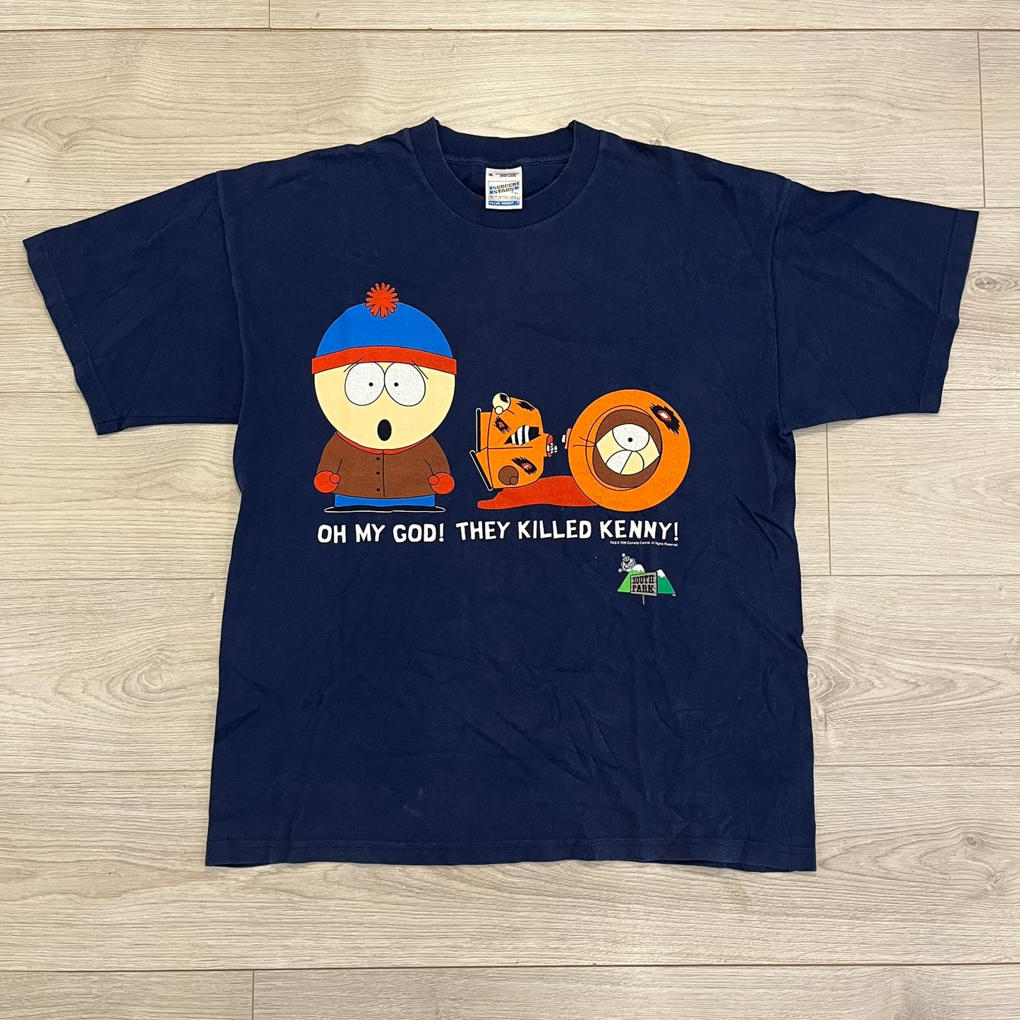 south park 1998 kenny tee x-large